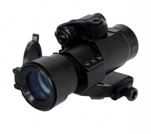 Red and Green Dot Paintball / Airsoft Scope with Cantilever Mount (402)