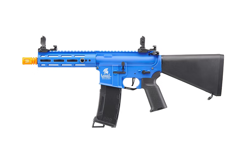 Lancer Tactical Gen 3 Hellion 7" M-LOK Airsoft AEG Rifle w/ Stubby Stock