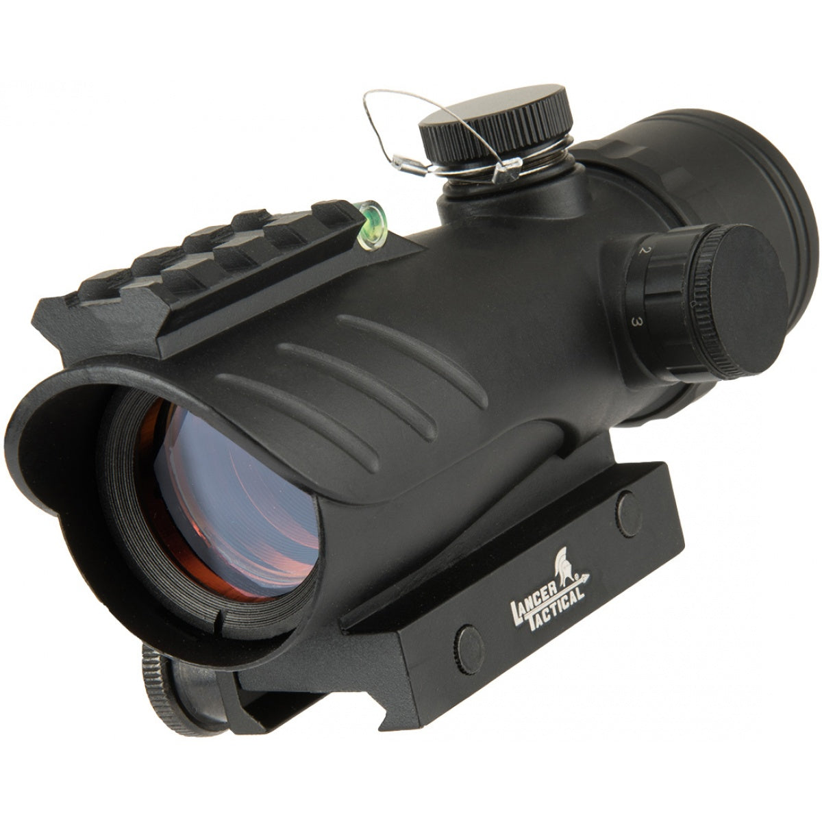 Enclosed Red Dot w/ Top Optic Rail Paintball/ Airsoft Sight (1422)