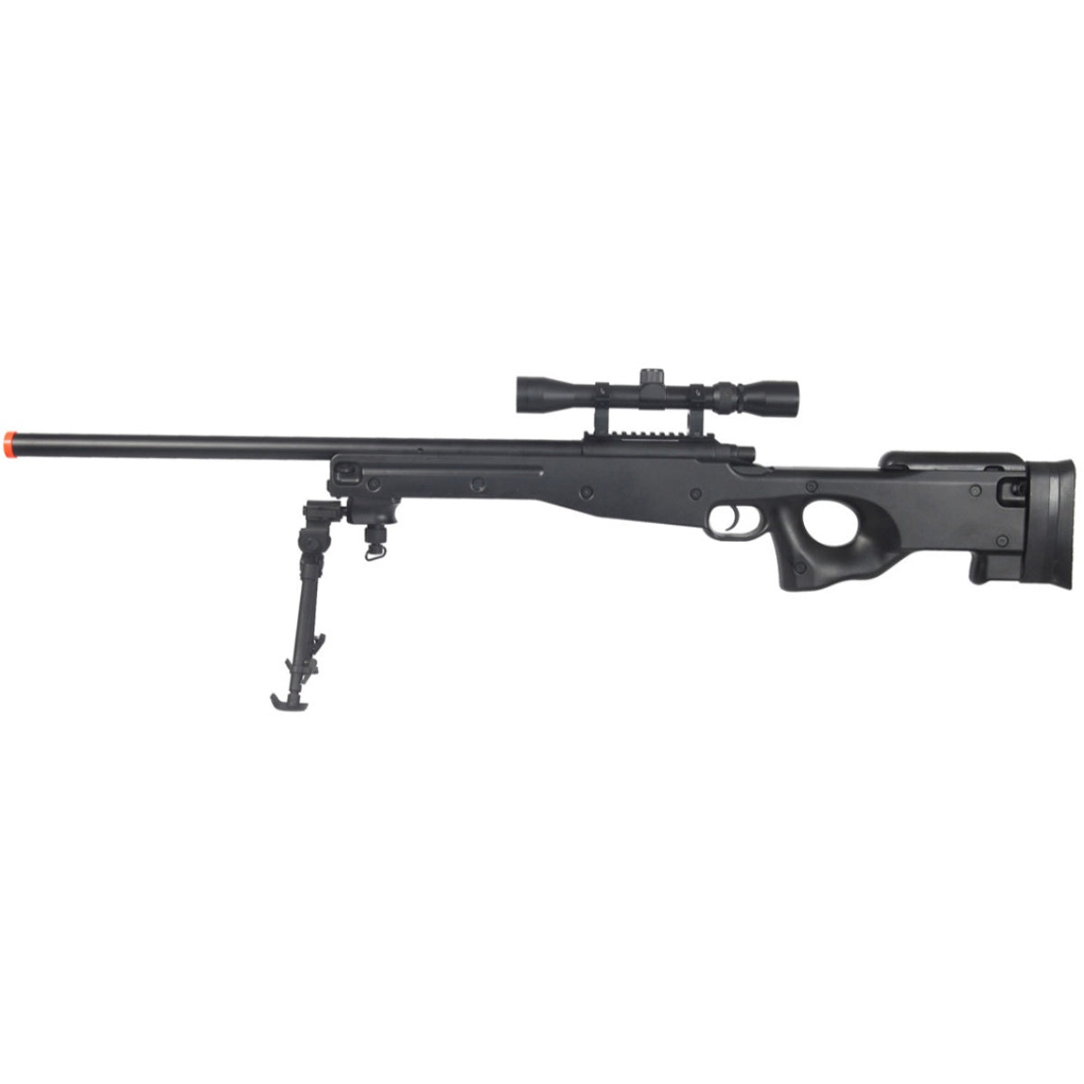 AGM Airsoft MK96 Bolt Action Sniper Rifle with Scope & Bipod