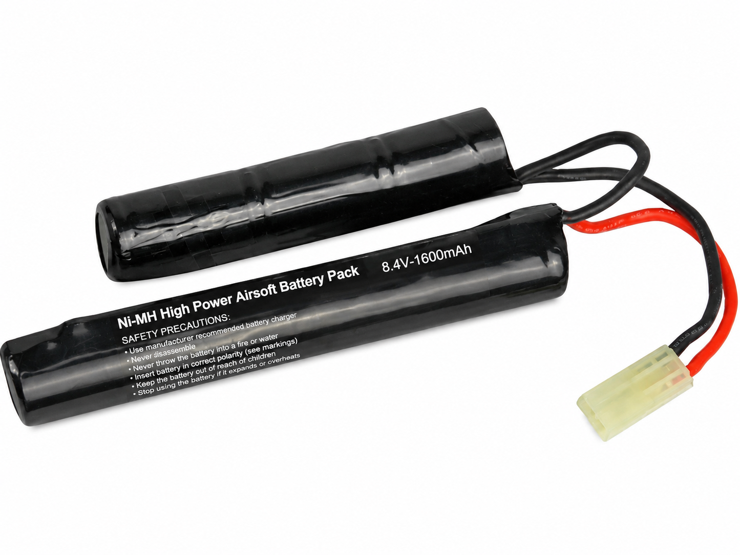 Airsoft 8.4v Nimh 1600mAH Nunchuck Butterfly Battery