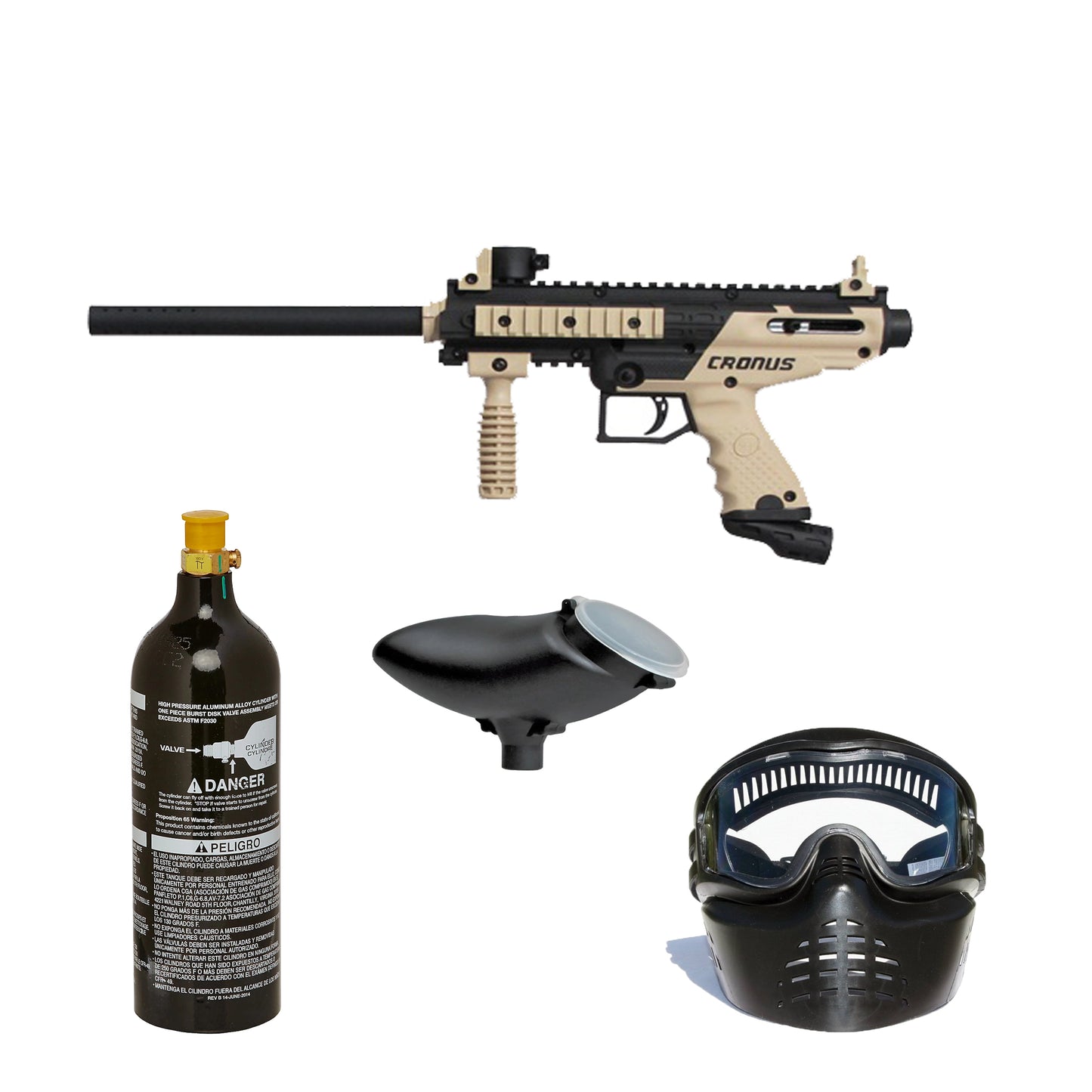 Tippmann Cronus Paintball Co2 Package