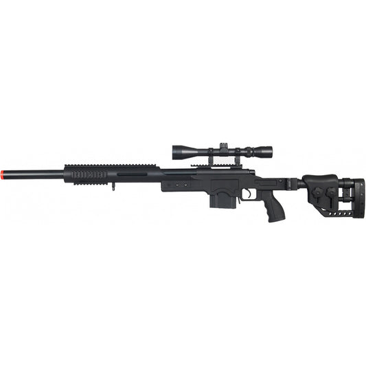 Well MB4410 Airsoft Bolt Action Sniper Rifle with 3-9x40 Scope