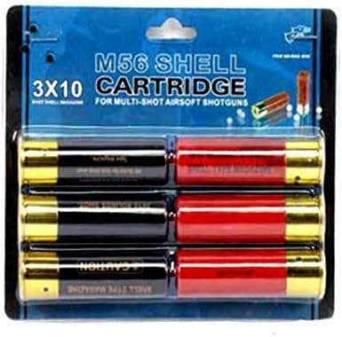 Double Eagle M56 Airsoft Shotgun Tri Burst Shell  6 Pack